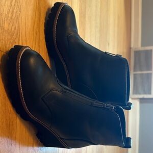 Blondo Black Leather Booties